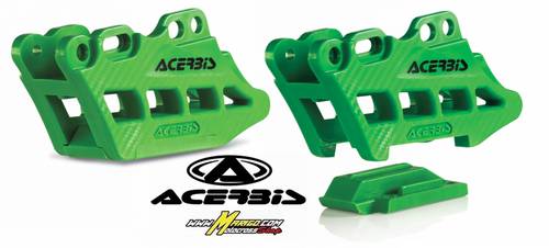120 - CRUNA ACERBIS 2.0  # KX 250 4T 2009 / 2024 # KX 450 4T 2009 / 2024 VERDE cod. 0017950.130