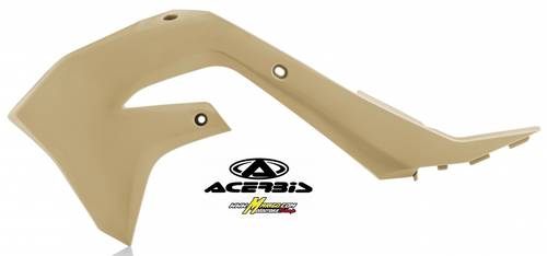114 - CONVOGLIATORI RADIATORE   KAWASAKI KX 250 4T 2021/2023 - KX 450 F 2019/2023  SABBIA     cod. 0023650.083