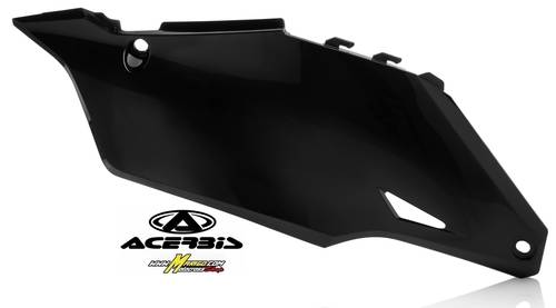 115 - PORTANUMERO LATERALE   KAWASAKI KX 250 4T 2021/2023 - KX 450 F 2019/2023  NERO   cod. 0023651.090