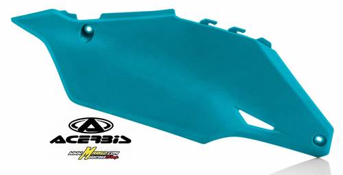 115 - PORTANUMERO LATERALE   KAWASAKI KX 250 4T 2021/2023 - KX 450 F 2019/2023  VERDE 3	    cod. 0023651.132