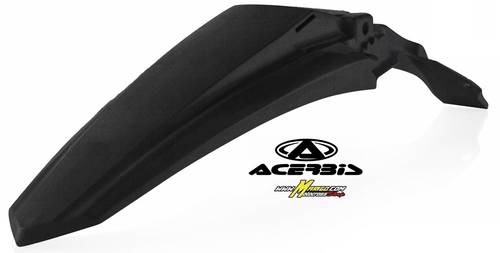 116 - PARAFANGO POSTERIORE   KAWASAKI KX 250 4T 2021/2023 - KX 450 F 2019/2023  NERO 3 	  cod. 0023652.092 - nero metallico