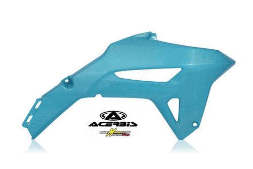 813 - SPOILER RADIATORE HONDA  # CRF 250 2022/2024 # CRF 450 2021/2024   VERDE 3  cod. 0024304.132