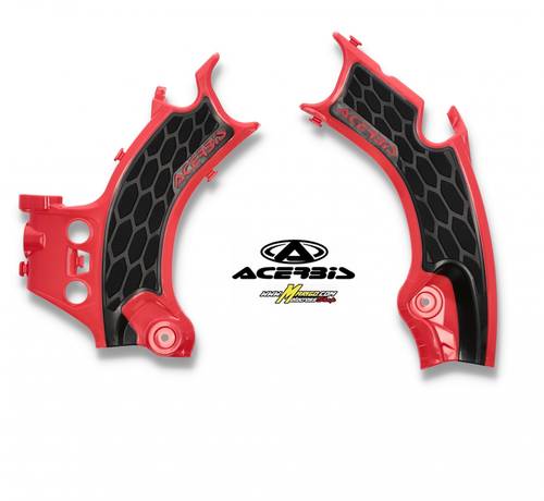 817 - COPRITELAIO X-GRIP HONDA  # CRF 250 2022/2024 # CRF 450 2021/2024  ROSSO/NERO   cod. 0024715.349