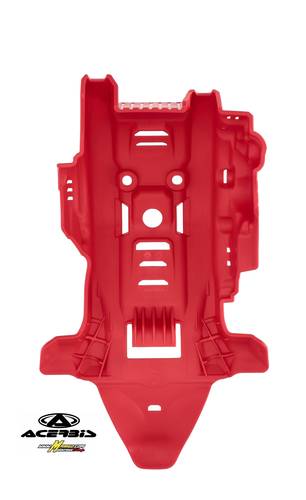 816 - SOTTOMOTORE HONDA # CRF 250 R 2022 / 2024 ROSSO cod. 0025034.110