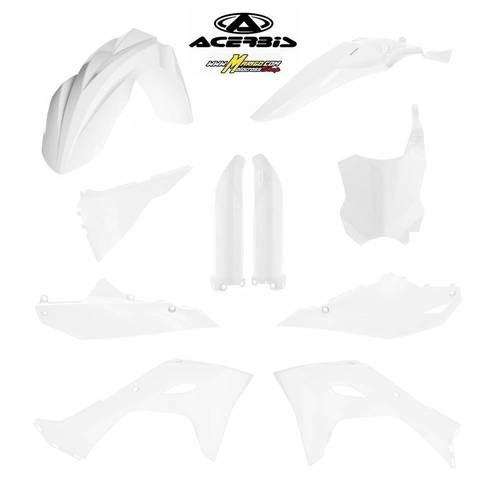 2001 - FULL KIT PLASTICHE KXF250 2025 - 2026 - KXF450 2024 - 2026   BIANCO cod. 0026078.030