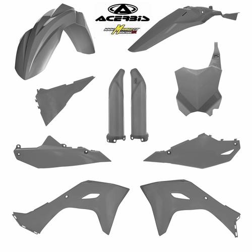 2001 - FULL KIT PLASTICHE KXF250 2025 - 2026 - KXF450 2024 - 2026   GRIGIO cod. 0026078.070