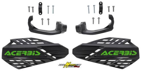 1a - ACERBIS Linear Vented - NERO/VERDE	0026542.325