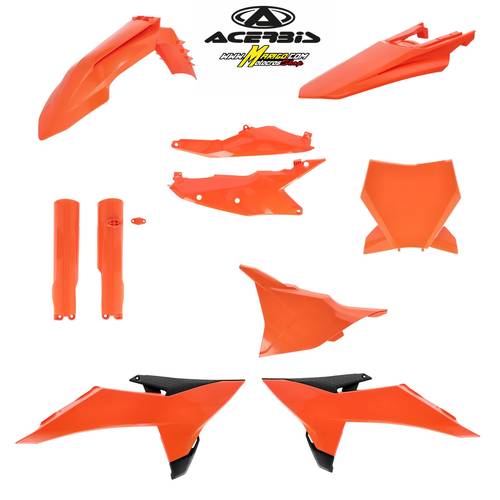 1 - FULL KIT PLASTICHE COMPATIBILE PER KTM SX - SXF 2025 - 2026  cod. 0026922.553 arancio K