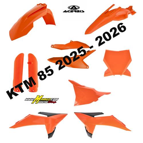 1000a - FULL KIT PLASTICHE KTM 85 2025 / 2026  STANDARD	cod. 0027023.553