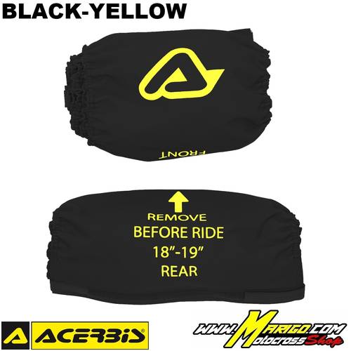 Copri Pneumatici ACERBIS X-Tire Cover 2.0  -  Black-Yellow    -    0027143.318