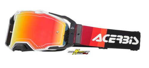 10000f - MASCHERA VULCAN MIRROR  BIANCO/NERO	cod. 0027508.237
