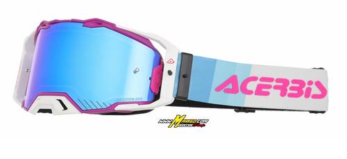 10000f - MASCHERA VULCAN MIRROR  VIOLA/BIANCO	cod. 0027508.385