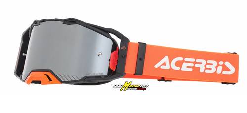 10000f - MASCHERA VULCAN MIRROR  NERO/ARANCIO	  cod. 0027508.313