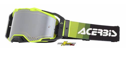 10000f - MASCHERA VULCAN MIRROR  GIALLO FLUO/NERO	  cod. 0027508.458