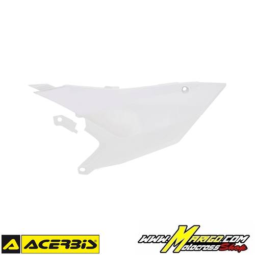 7 - PORTANUMERI LATERALI YAMAHA YZF 450 2026  -  BIANCO    -    0027549.030