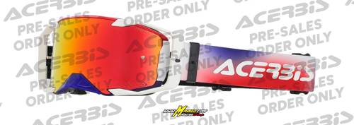 10000g - MASCHERA VORTEX MIRROR  BLU/ROSSO	cod. 0027785.253