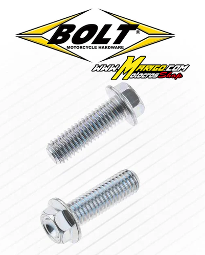 1d - Viti flangiate a testa esagonale BOLT 10mm M8 x 1,25 x 25mm  1 PEZZO   cod. 1061407 - 024-20825