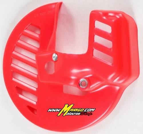 7 - Copridisco anteriore CR 125/250/500 CR 125 1990-1994 Honda CR 250 1989-1994 Honda CR 500 1989-1994  cod. HO02661.067 ROSSO CR 92-99 / CR RED 92-99