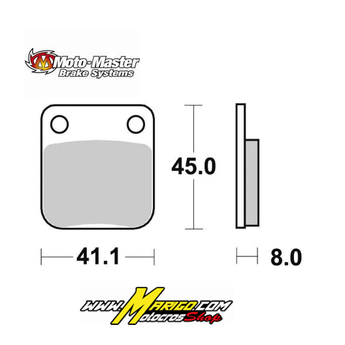 PASTIGLIE FRENO MOTOMASTER  RACING KAWASAKI KX 65  POSTERIORI  cod. 17211296 / 90011