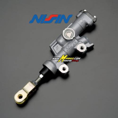 Pompa freno posteriore NISSIN Sport Ø12 Argento 49 mm    cod. AD69181-GAS - MCRC12 - 1036788