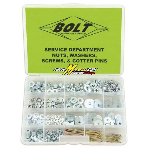 9g - Valigia dadi, rondelle, viti, Viti BOLT 422 pezzi  cod. 1061513 - SVCNWSC