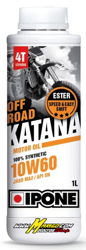 2g - KATANA OFF-ROAD 10W60 Sintetico 4T (1lt) Olio Motore  cod. 409751290