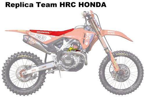 Copertina Sella Replica Team HRC HONDA Copertina Sella Replica Team HRC HONDA cod. 1149R24