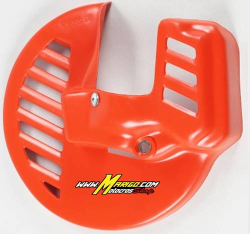 7 - Copridisco anteriore CR 125/250/500 CR 125 1990-1994 Honda CR 250 1989-1994 Honda CR 500 1989-1994  cod. HO02661.121   ARANCIO CR 90 / CR ORANGE 90