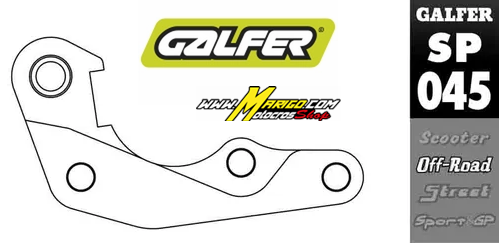 Staffa di riposizionamento per pinza freno CRF 250-450 2015-2018 x diametro disco 270 cod. SP045