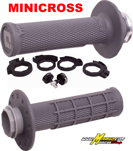1a - Micro-X Half-Waffle V2 Manopole Lock-On MINICROSS  GAS GAS - KTM - HUSQVARNA  cod. 06303293 / H36MXH