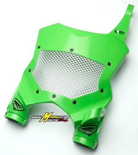 CYCRA STADIUM # PLATE VENTED KX 450 '16- GREEN   cod. 05204401 / 1CYC-0705-72-VT