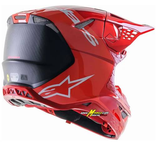 1 - SUPERTECH S-M10 FLOOD HELMET ECE 22.06  -   3003 - RED FLUO RED M&G