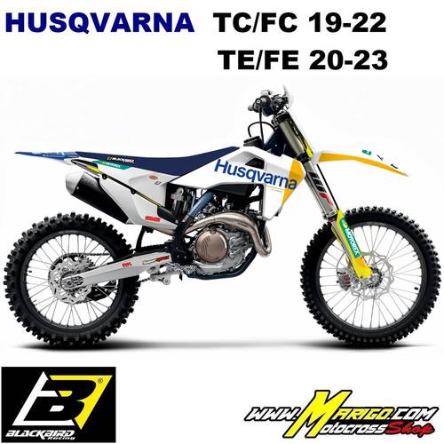 1 - Kit Adesivi Replica Husqvarna Factory HUSQVARNA FC/TC 2019>2022  -  FE/TE 2020>2023    -    2615R10
