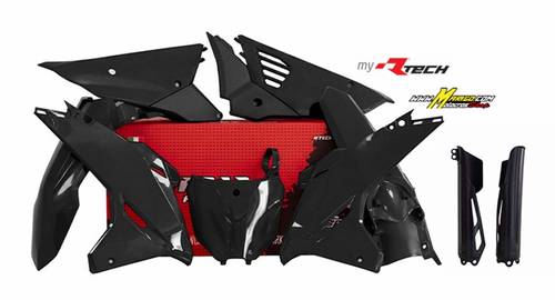 1a - KIT PLASTICHE HONDA CRF 450 2027 - 2027 CON PARASTELI  cod. R-KITCRF-006-027 / NR0