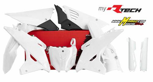 1a - KIT PLASTICHE HONDA CRF 450 2027 - 2027 CON PARASTELI  cod. R-KITCRF-006-027