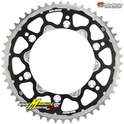 1a - Corona posteriore KAWASAKI KX80 - KX85  1983 - 2026  Fusion Series Dual Ring Passo 420 Motomaster  cod. 6200632 xx