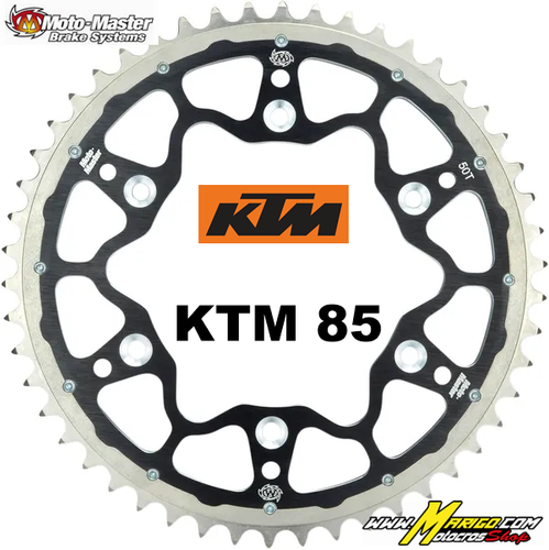 KTM 85   MOTOMASTER  Corona a doppio profilo Fusion  NERA