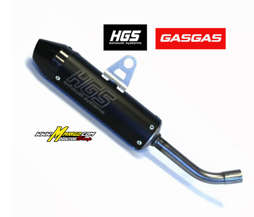 3 - SILENCER HGS GAS GAS 85 2021 - 2024 BLK/CARB  cod. XT-818-SCZ