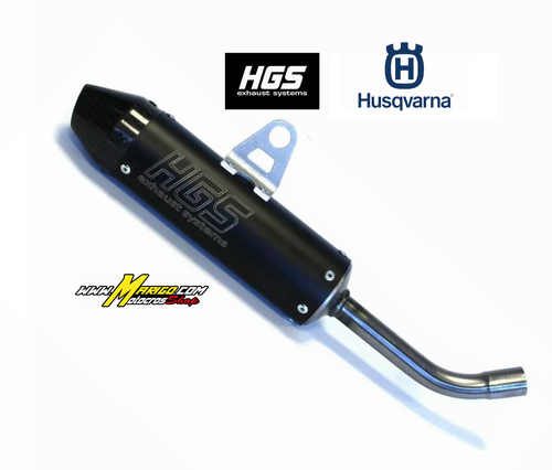 3 - SILENCER HGS HUSQVARNA TC 85 2018 - 2024 BLK/CARB  cod. XT-818-SCZ