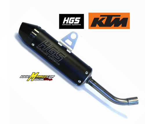 3 - SILENCER HGS KTM SX 85 2018 - 2024 BLK/CARB  cod. XT-818-SCZ