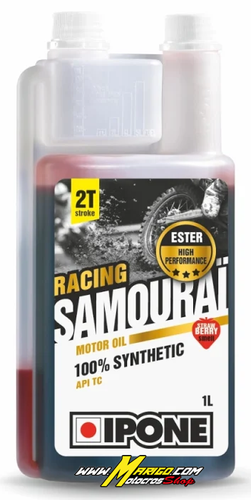 4b - SAMOURAI RACING Sintetico 2T alla Fragola (1lt) Olio Miscela