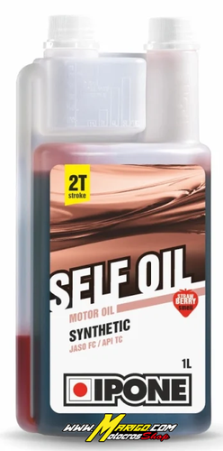 4d - SELF OIL Sintetico 2T alla Fragola (1lt) Olio Miscela