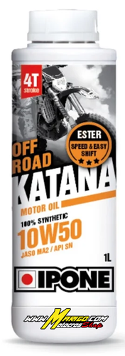 2g - KATANA OFF-ROAD 10W50 Sintetico 4T (1lt) Olio Motore  cod. 409751305