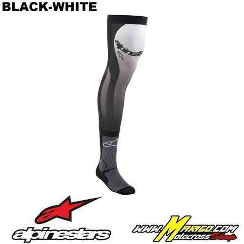 ALPINESTARS - Knee Brace Socks  -  Black-White    -    4701324-12