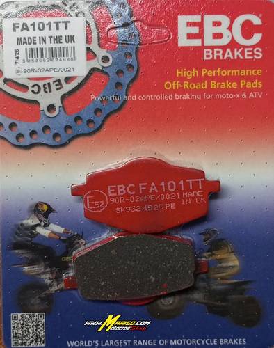 Pasticche freno TT Sport Carbon Fusion   EBC BRAKE PAD CARBON TT DIRT  cod. 17220233 / FA101TT