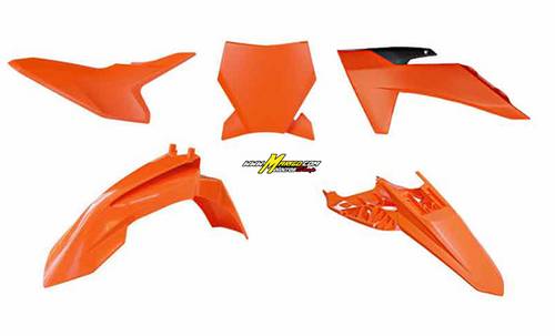 1 - KIT PLASTICHE  KTM 50cc  2024 - 2026 - RTECH   cod. R-KITKTM-AR0-150