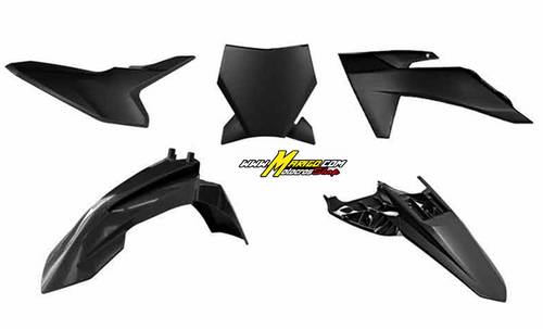 1 - KIT PLASTICHE  KTM 50cc  2024 - 2026 - RTECH   cod. R-KITKTM-NR0-150