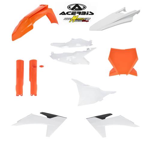 1 - FULL KIT PLASTICHE COMPATIBILE PER KTM SX - SXF 2023 - 2024  cod. 0026805.553.023
