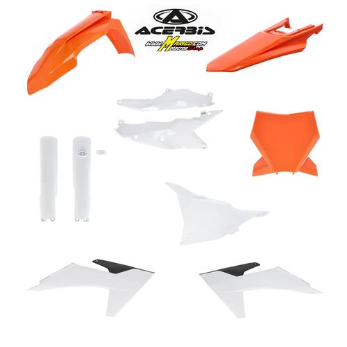 1 - FULL KIT PLASTICHE COMPATIBILE PER KTM SX - SXF 2023 - 2024  cod. 0026805.553.024