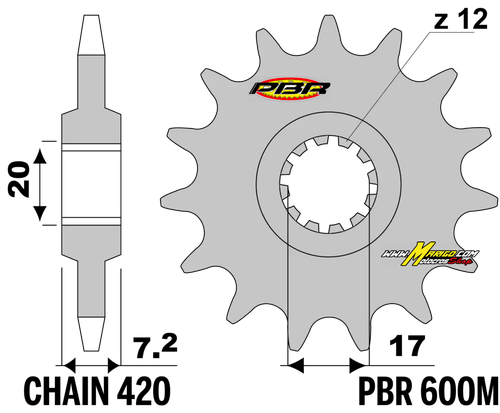 PIGNONE FANTIC 50cc enduro performance 2018 - 2019   18NC C.420